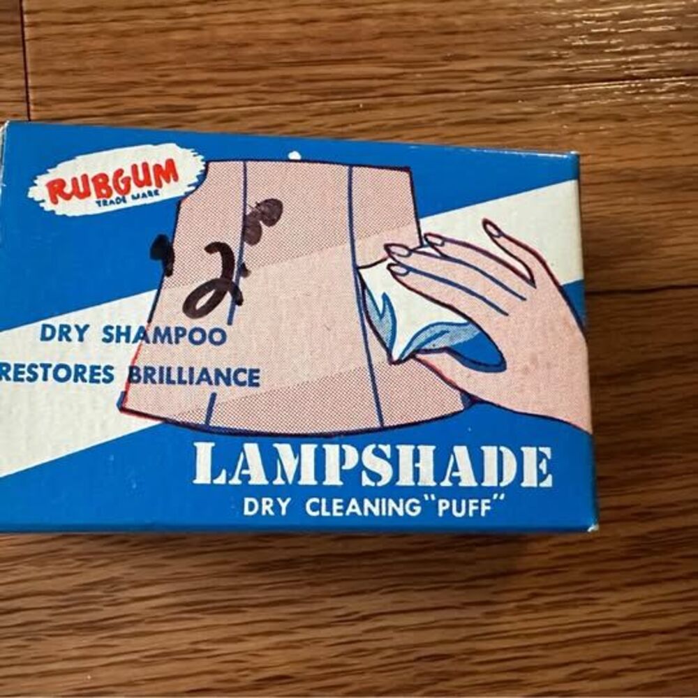 VINTAGE RUBGUM Lampshade Dry Cleaning “Puff”
